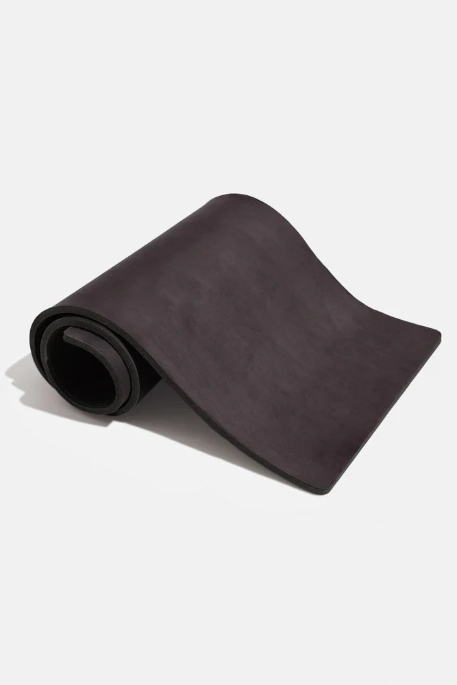 CloudCushion Vegan Suede Yoga Mat - Black 0.5 Thick – Ashore Fit