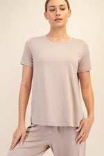 Viscose Modal Short Sleeve Top