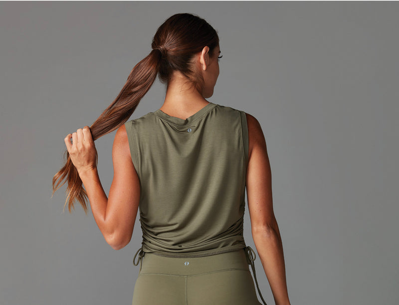 Crop Side Tie Tank