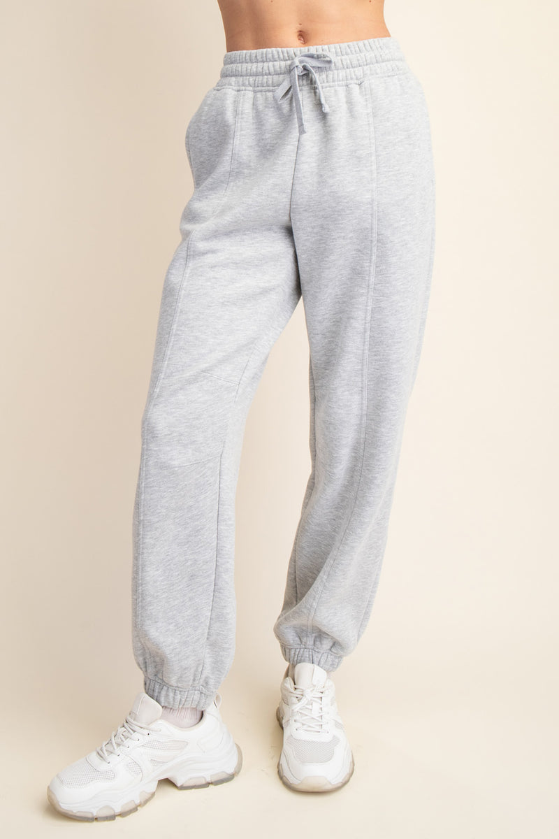 French Terry Fleece Jogger Sweatpants