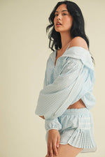 Lightweight Gingham Print Jacket