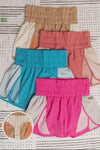 Color-block Activewear Shorts