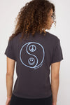 Yin Yang Peace Lila Tee