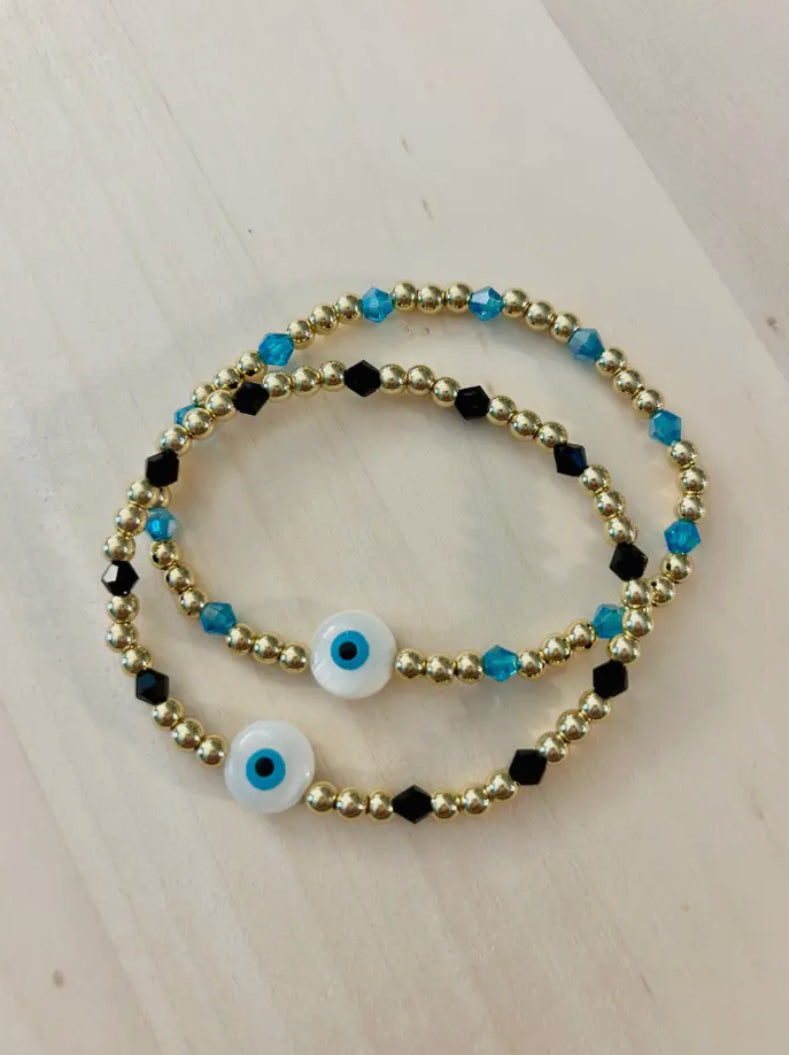 Evil Eye Gold Filled Bracelet