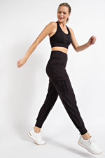 Butter Fabric Solid Jogger with Side Pockets