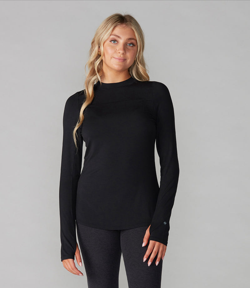 Restore Mock Neck Long Sleeve