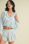 Lightweight Gingham Print Jacket