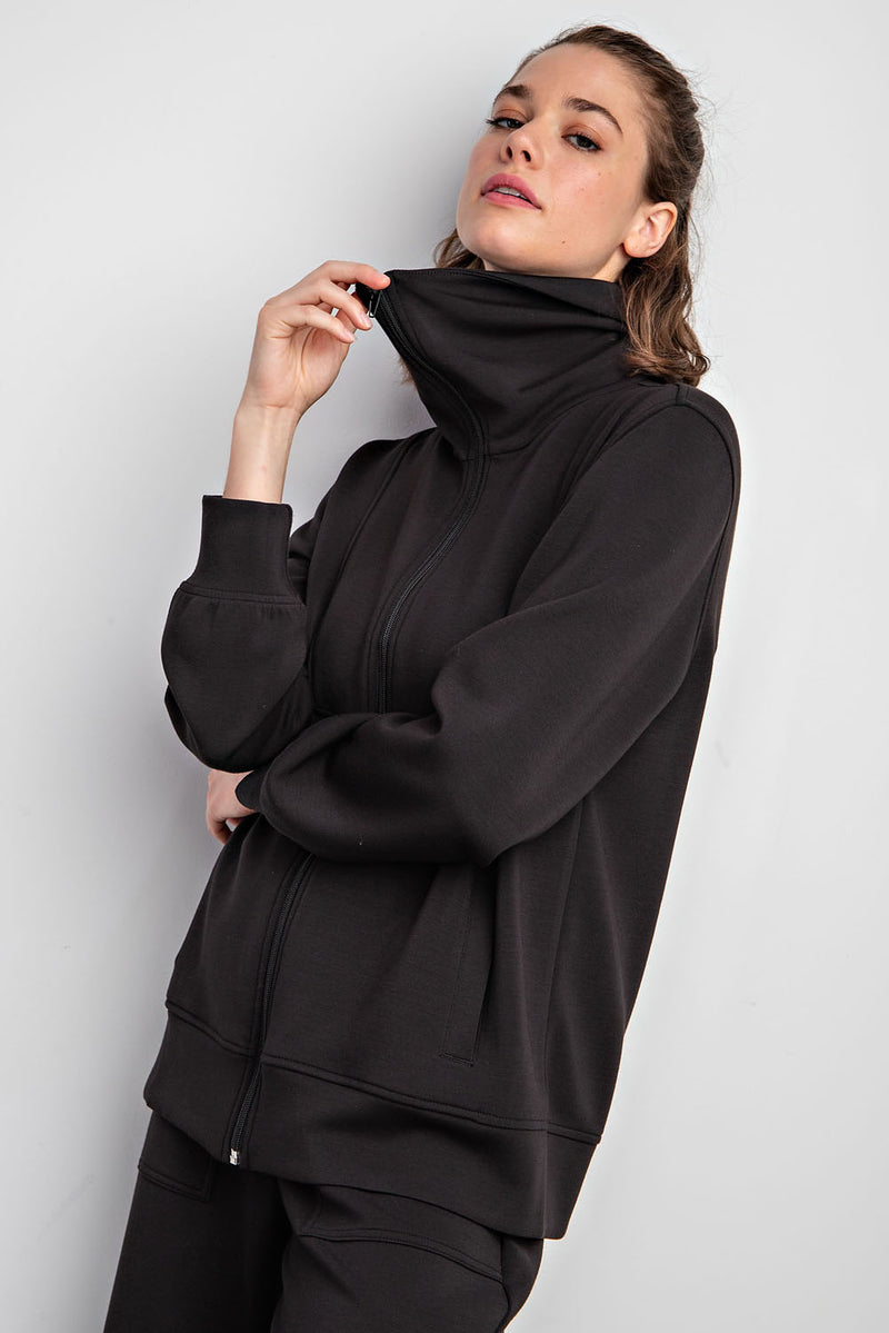 Modal Poly Full Zip Jacket