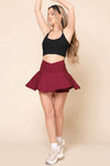 Crisscross Hourglass Twirl Skort with Pockets