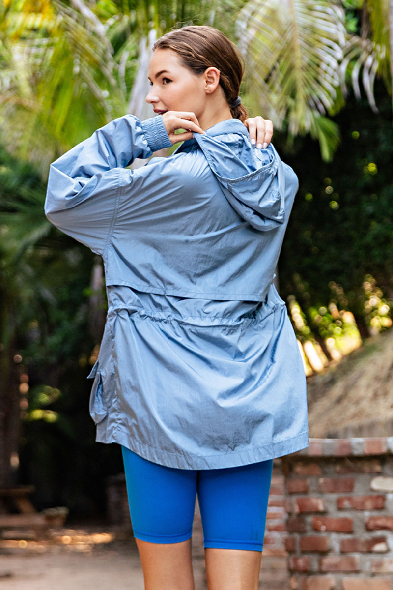 Parachute Long Sleeves Zipper Jacket