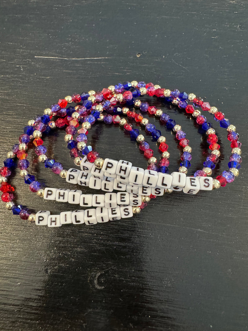 Phillies Red Blue Crystal