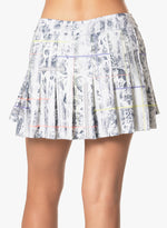 Women's Electric Toile Tennis Skirt