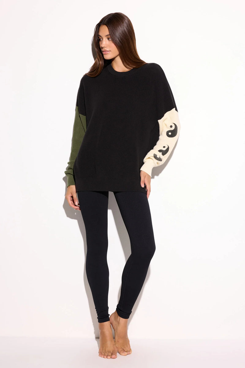 Yin Yang Stack Lyric Sweater