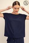 Viscose Modal Short Sleeve Top