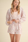 Lightweight Patchwork Print Jacket: Patchwork / L