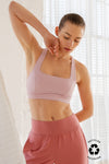 Recycled Butter Crossback Bra Top
