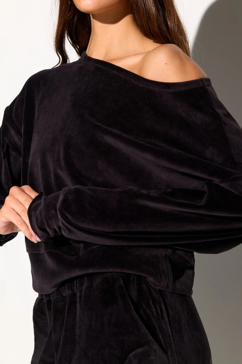 Velour Ava Sweatshirt