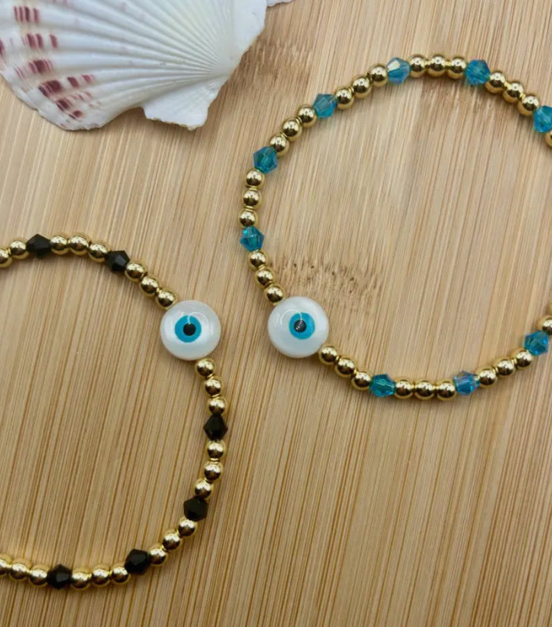 Evil Eye Gold Filled Bracelet