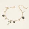 Lets Play Message Enamel Pickleball Pearl Charm Bracelet: BNW