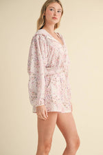Lightweight Patchwork Print Jacket: Patchwork / L
