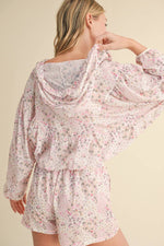 Lightweight Patchwork Print Jacket: Patchwork / L