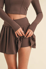 Pleated Tennis Mini Skort