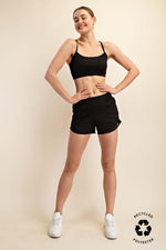 Recycled Active Short with Mesh