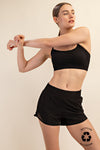 Recycled Active Short with Mesh