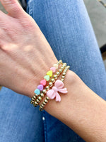 Mini Heart Bracelet Color Y2K Beaded Bracelets Heart Jewlery: Petite