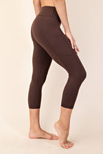 Capri High waist butter leggings with side pockets