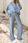 Thumbhole Sleeve Hoodie Pants Set