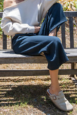 Modal Scuba Cropped Wide Pant