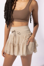 Pirouette Tiered Skort with Pockets