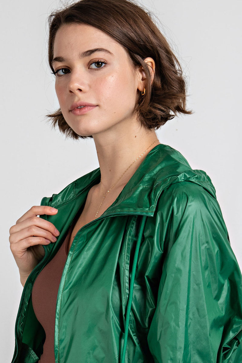 Packable Waterproof Sprinter with Hoodie (full zip)