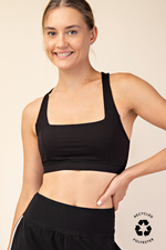 Recycled Butter Crossback Bra Top