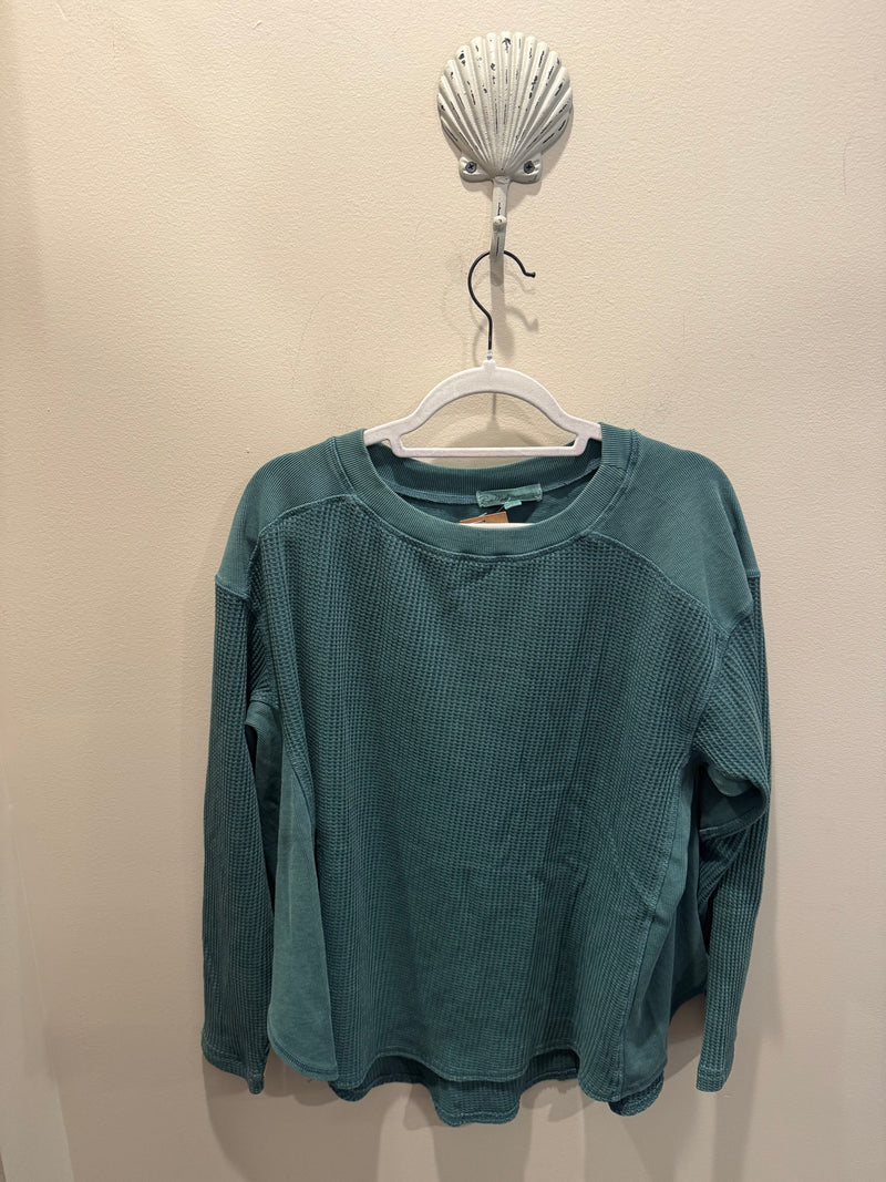 Waffle Rib High Low Top