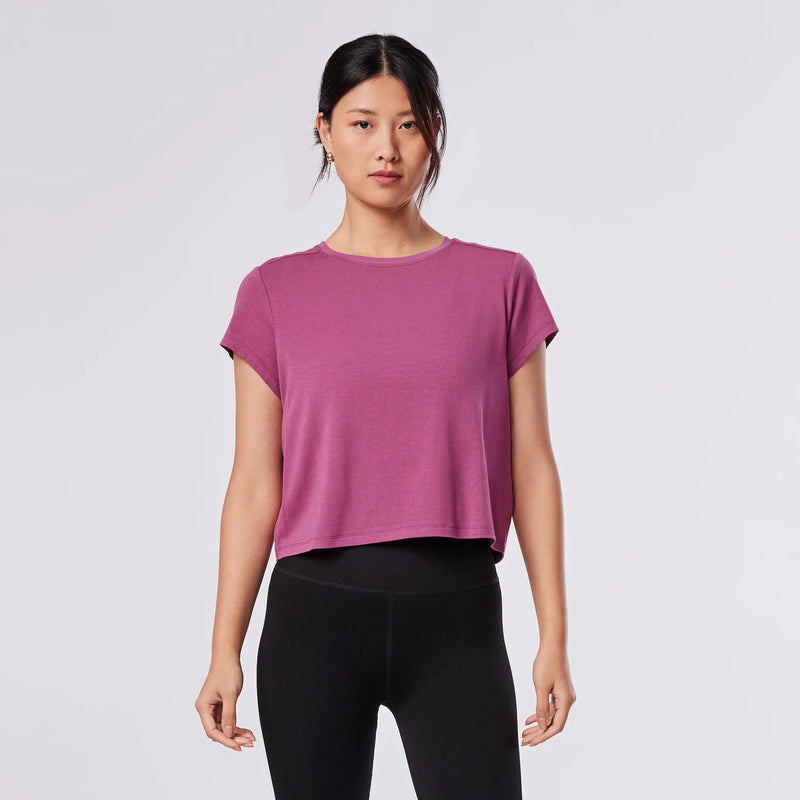 Relaxed Cap Sleeve Tee