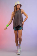 Color-block Activewear Shorts