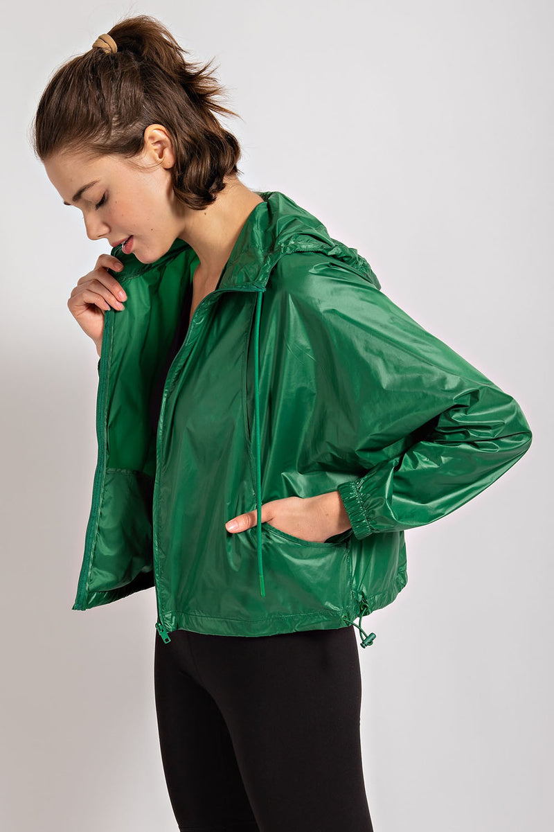 Packable Waterproof Sprinter with Hoodie (full zip)