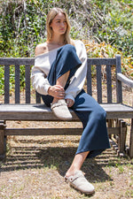 Modal Scuba Cropped Wide Pant