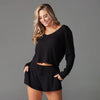 Lounge Waffle Long Sleeve Top