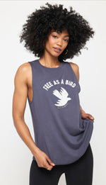 Free Dove Jade Muscle Tank