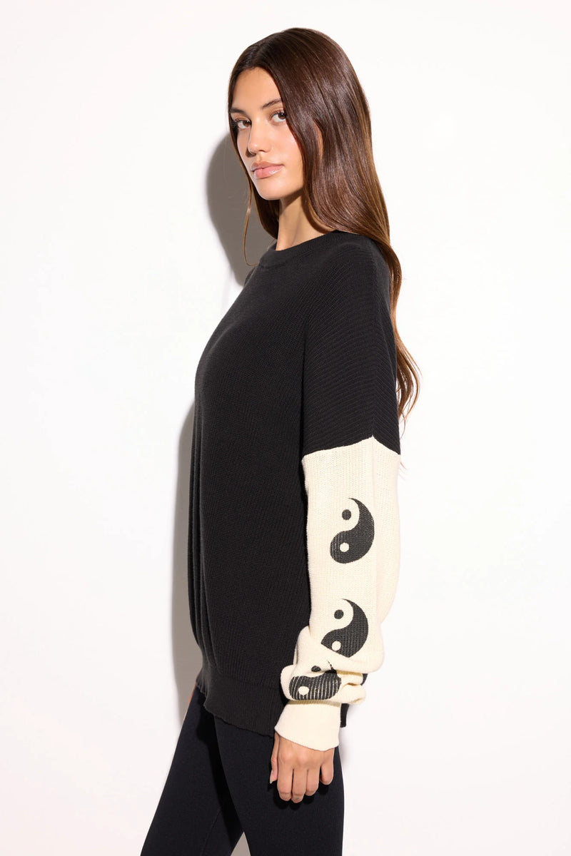 Yin Yang Stack Lyric Sweater