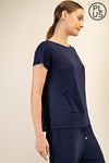 Viscose Modal Short Sleeve Top