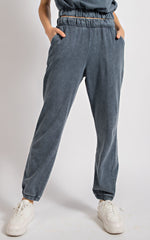 Mineral Washed Hoodie and Jogger Pants Set