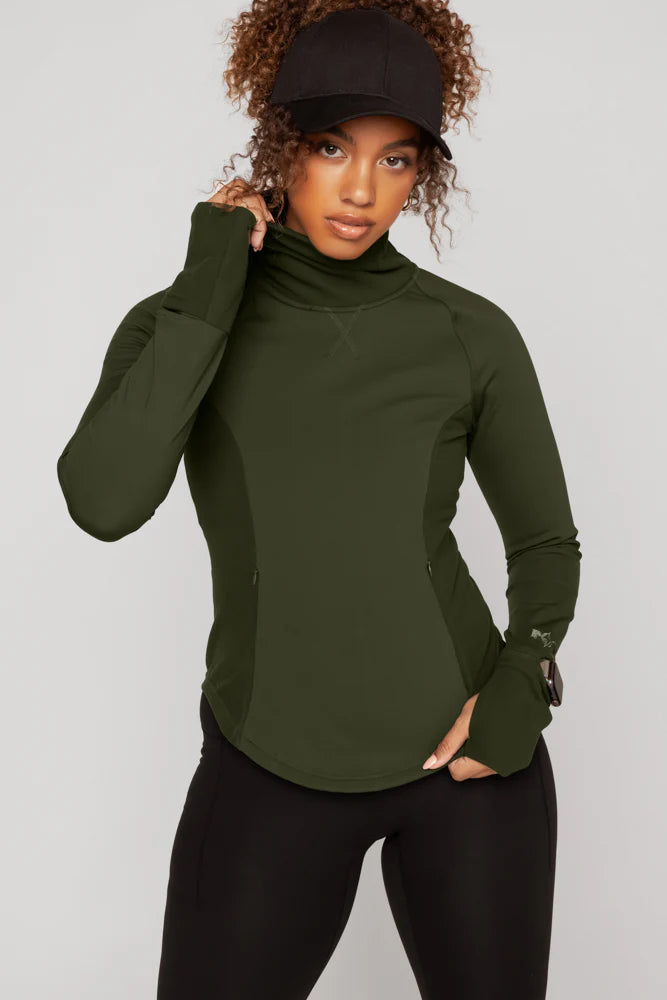 Chasing Pavements Mockneck Pullover