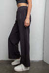 Stretch Woven Straight Pants