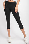 Capri High waist butter leggings with side pockets