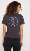 Yin Yang Peace Lila Tee