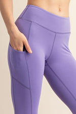 Capri High waist butter leggings with side pockets